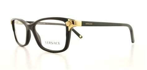 versace ve3156 eyeglasses gb1 black|Versace™ VE3156 GB1 53 Black Eyeglasses .